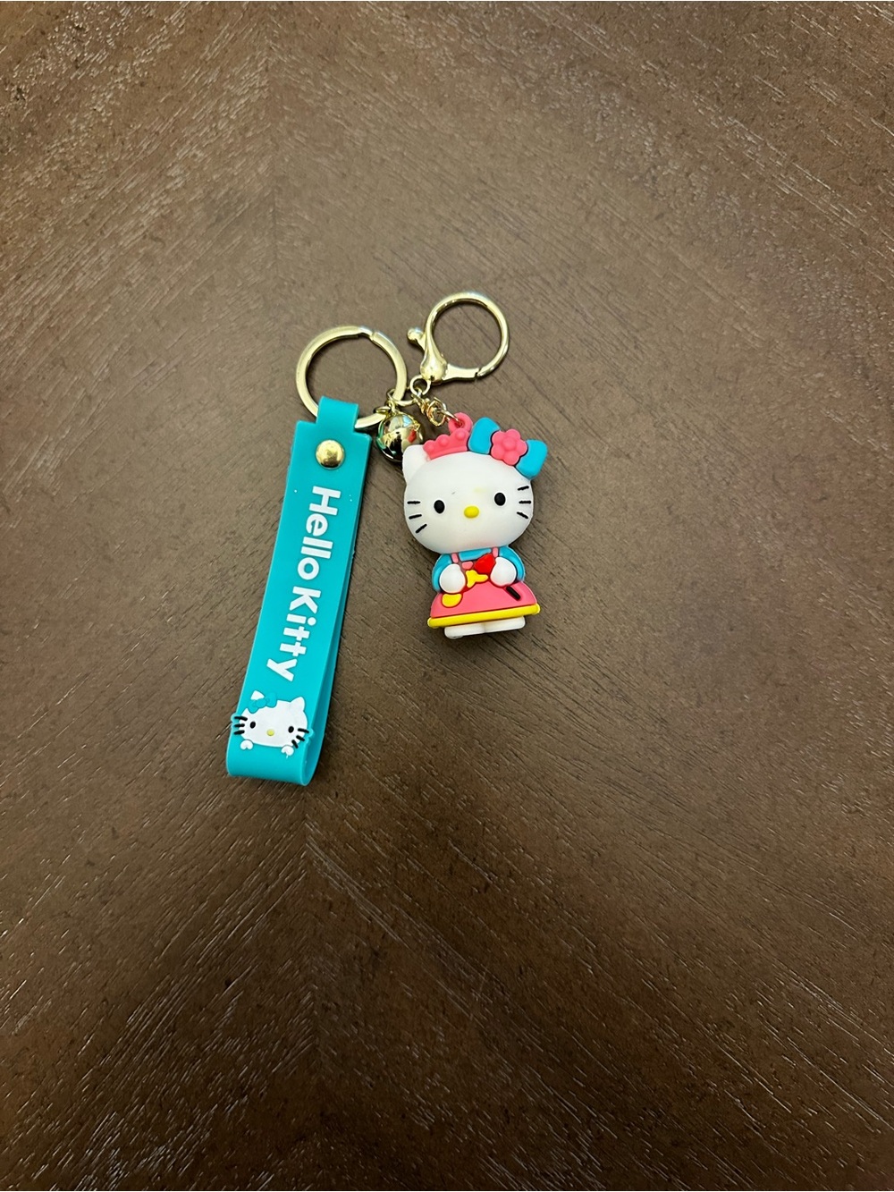Hello Kitty Tiara bag charm/ key chain